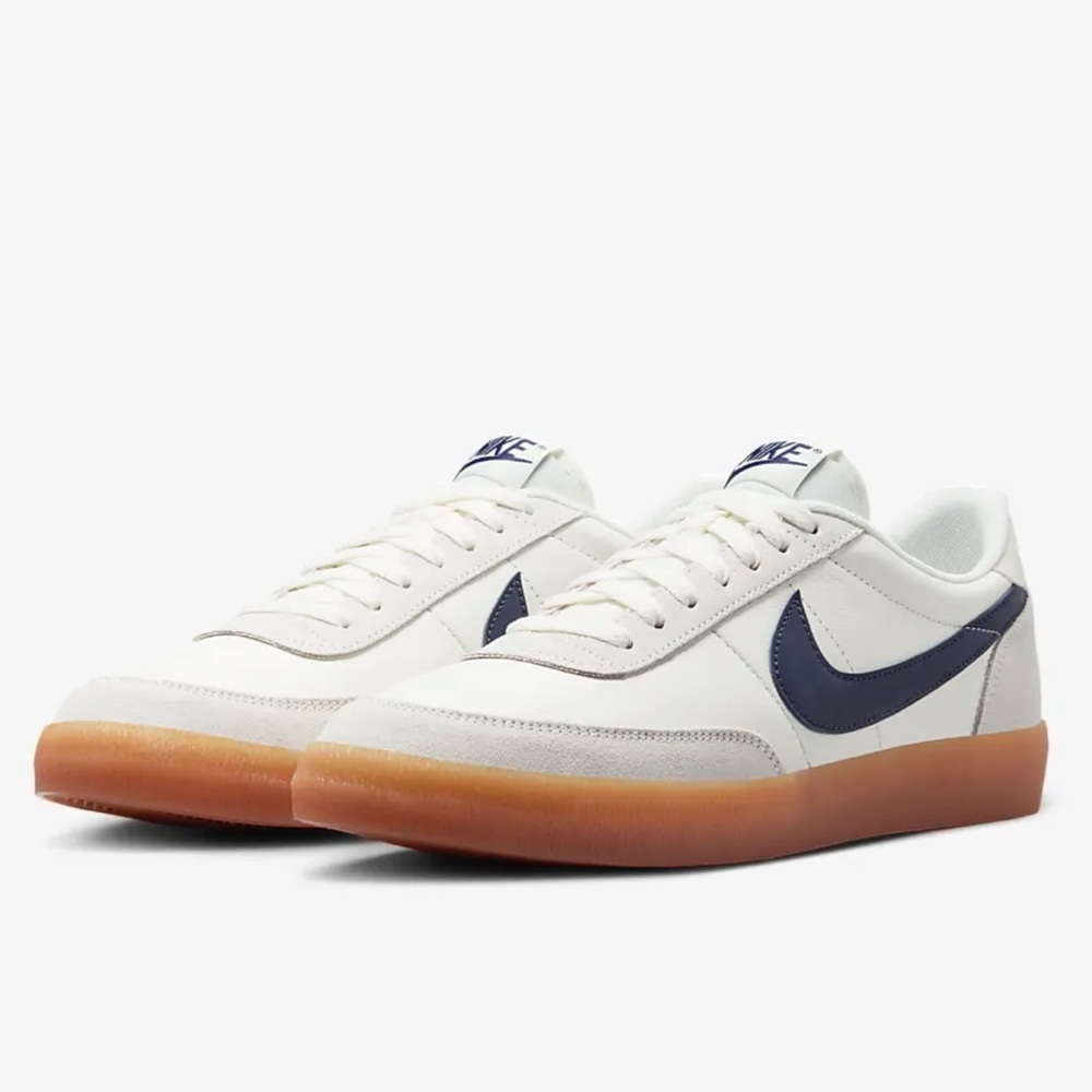 Nike White and Navy Killshot 2 Sneakers size 9.5 mens 11 womens new in box